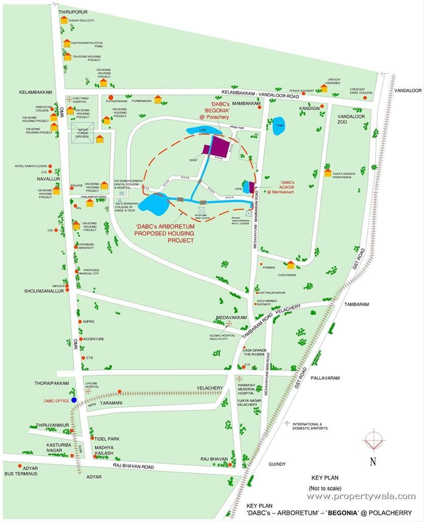 Velachery Chennai térkép