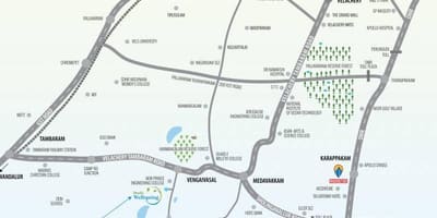 Medavakkam Chennai térkép