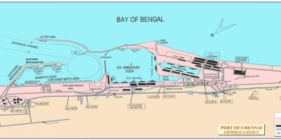 Térkép Chennai port