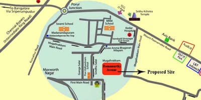 Porur Chennai térkép