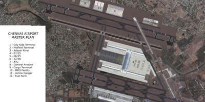 Térkép Chennai repülőtér