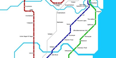 Root térkép Chennai