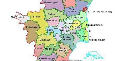 Térkép Chennai Tamil Nadu