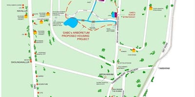 Velachery Chennai térkép